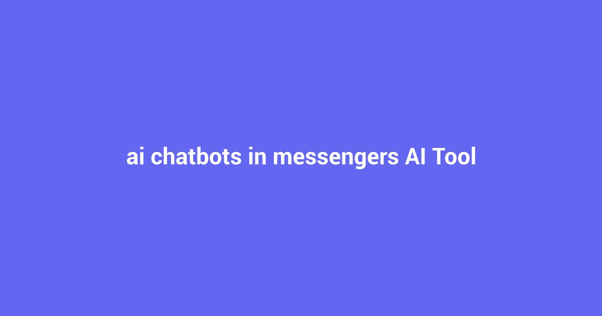 Deploy GPT-3 Chatbots in Messengers: Beginner Guide