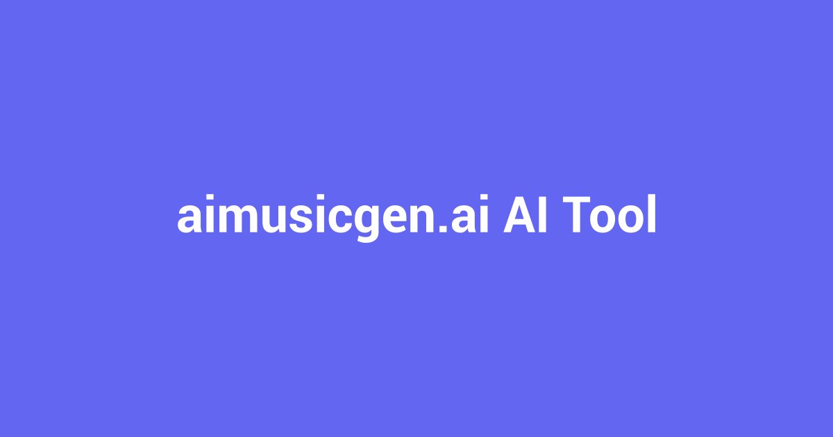 AIMusicGen.ai: Transform Text to Royalty-Free Music with AI