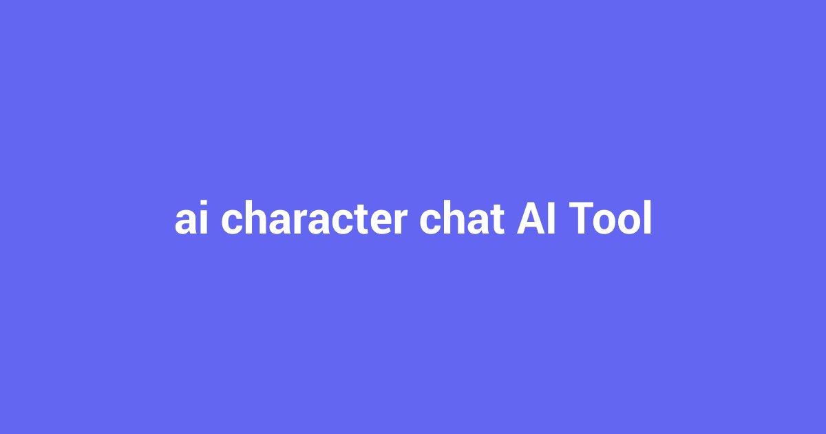 Ai Character Chat: Your Free Gateway to Limitless AI Interaction