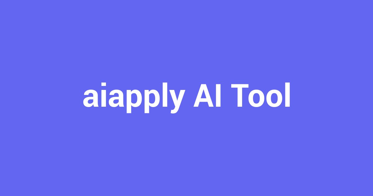 AIApply: Your Beginner's Guide to AI Job Search in 2024