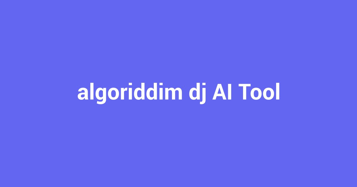 Algoriddim DJ: Master Your Mixes with AI & Apple Music