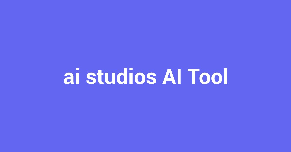 AI Studios: Master Professional Video Creation in 2024